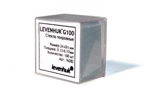 Стекла покровные Levenhuk G100, 100 шт._0