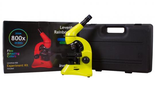Микроскоп Levenhuk Rainbow 50L Лайм