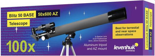 Телескоп Levenhuk Blitz BASE 50 мм